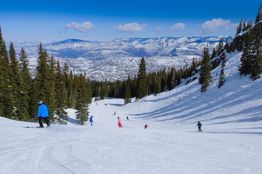 skiing in snowmass